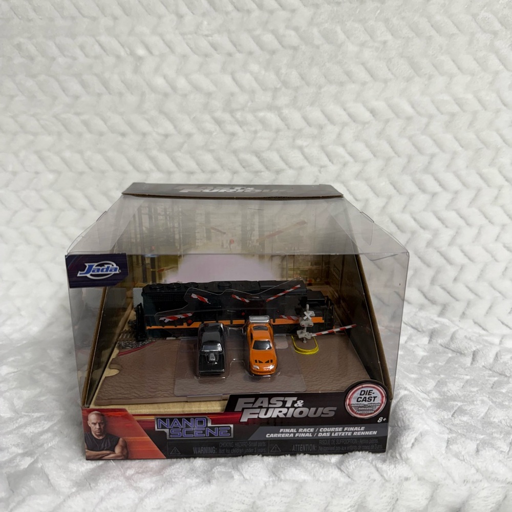 Fast And Furious Nano Train Scene Diorama Set 2 Diecast 23 Piece Set